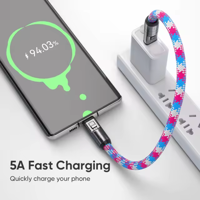 2-in-1 Lanyard Long Charging Cable
