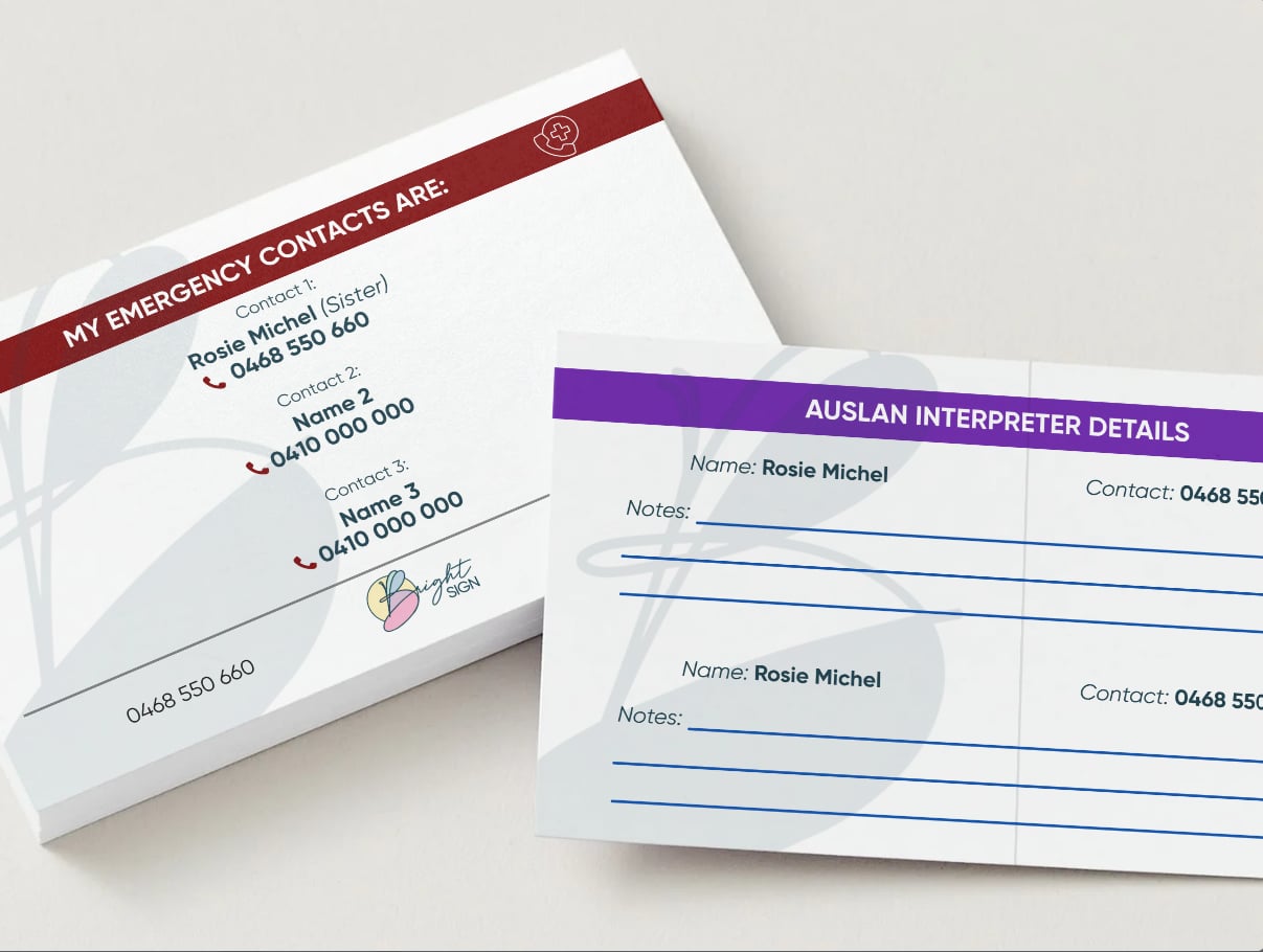 Custom Communication Cards
