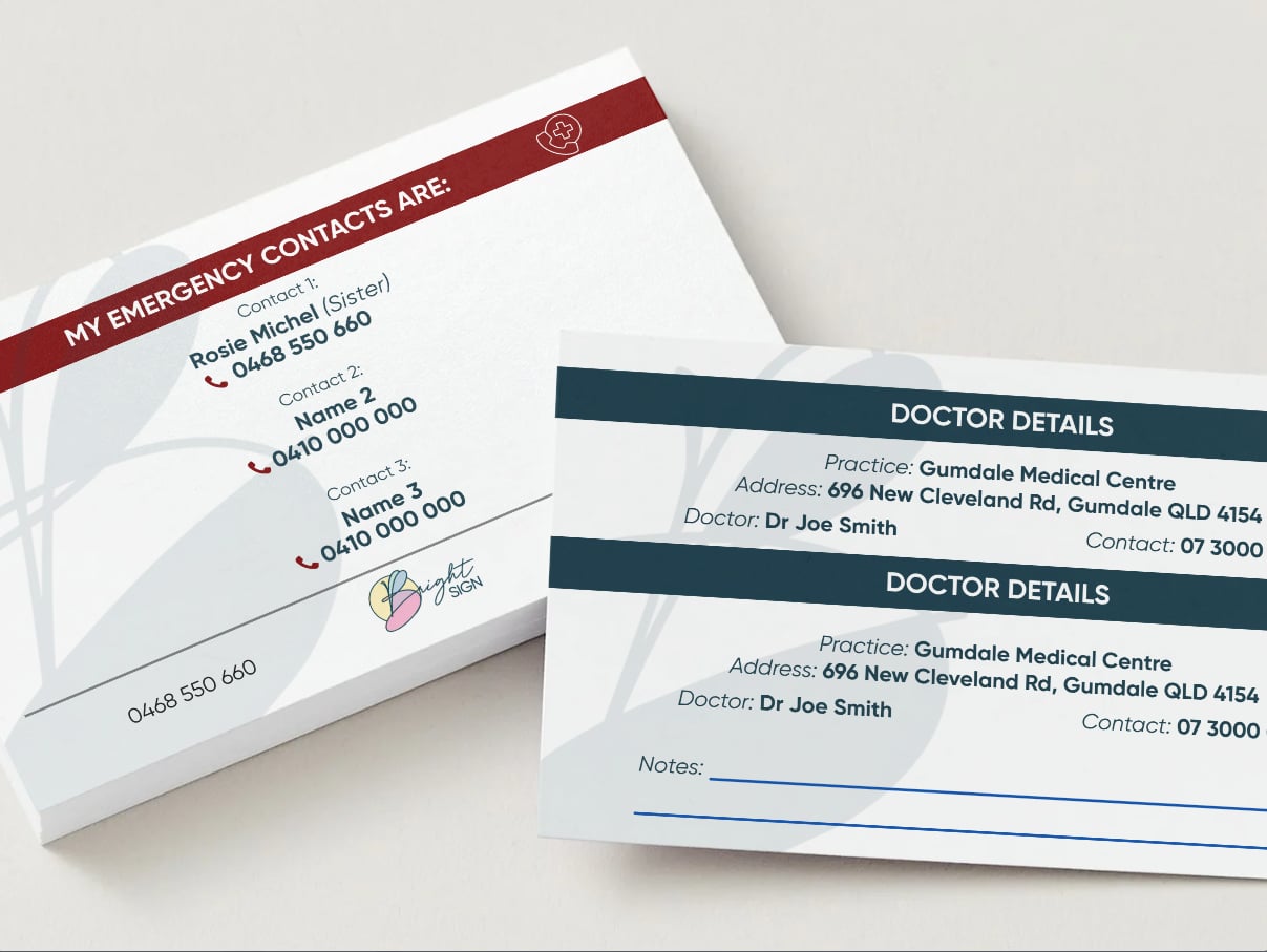Custom Communication Cards