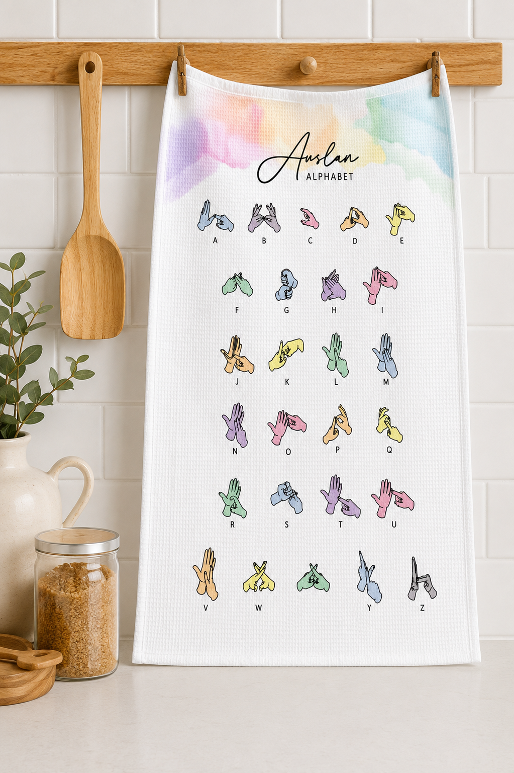 Auslan Hand Towel