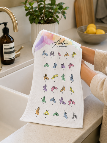 Auslan Hand Towel